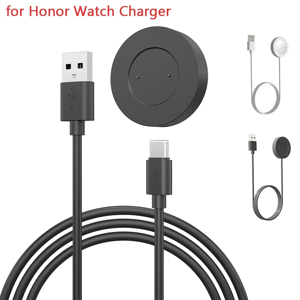80/100cm USB Charger Charger for Honor Watch 5/ Honor Watch 4 Charging Cable Replacement Adapter Dock for Honor Watch GS4 GS3