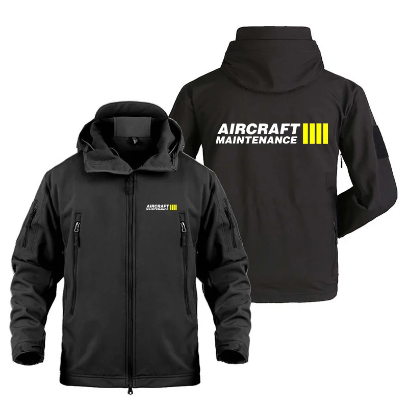 Outdoor Military Tactical Shark Skin Man Jackets Coat Aircraft Maintenanace Aviation Fleece Warm SoftShell Jackets for Men