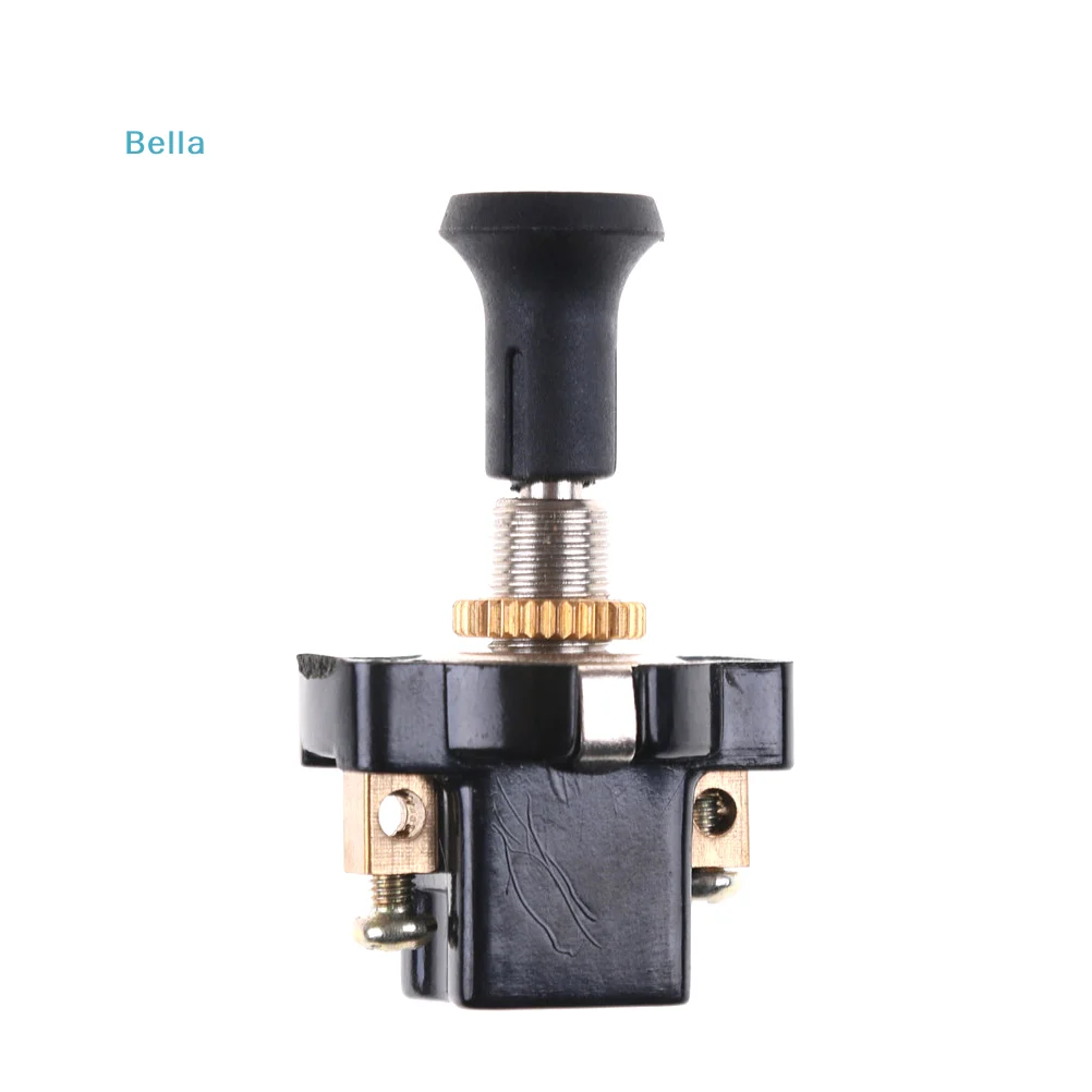 ♩High performance On-Off Long Push Pull Switch 12V Screw Terminals