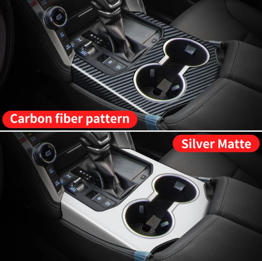 

For Toyota Land Cruiser 300 2021 2022 2023 LC300 Interior Accessories Center Console Water Cup Decoration Protective