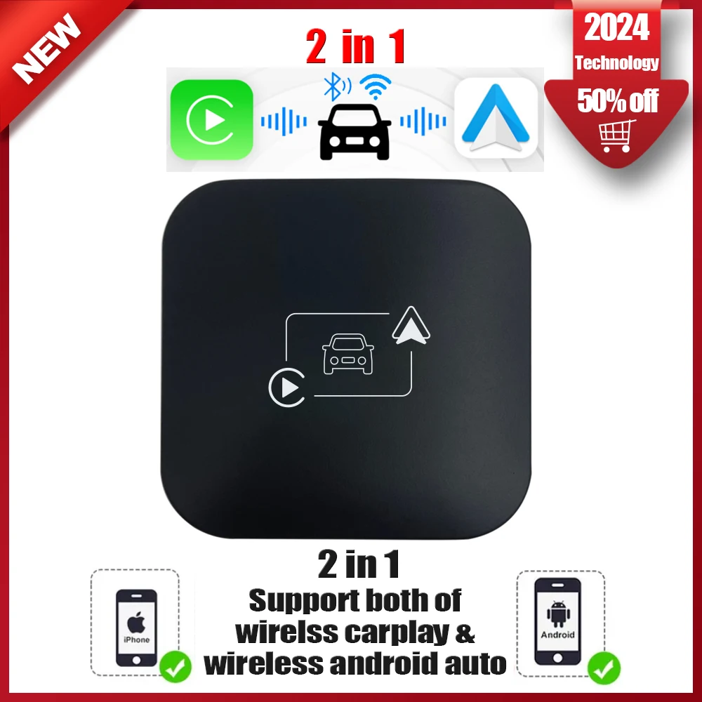 Carplay For Mini Audi BMW Mercedes Toyota Mazda Nissan BMW Suzuki Subaru Kia Ford Opel Skoda Auto Box Dongle Wired To Wireless