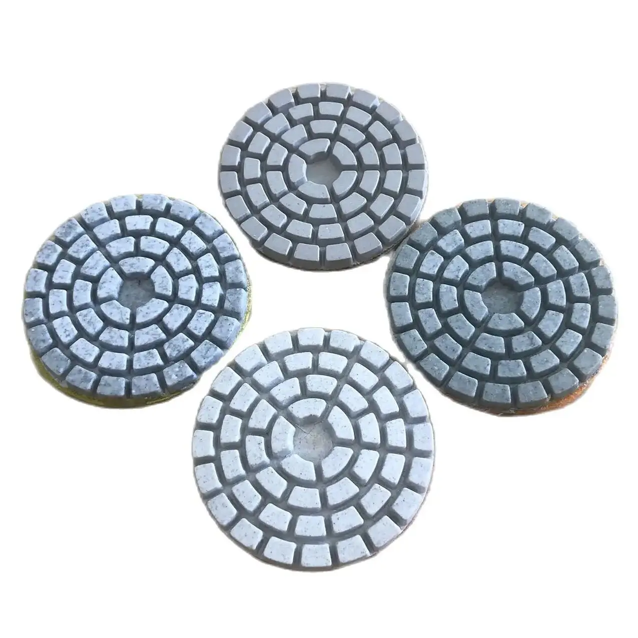 Tampone per lucidatura a umido diamantato abrasivo da 2 pollici 50mm da 7 pezzi per levigatura e pulizia di piastrelle in ceramica di marmo di pietra di granito