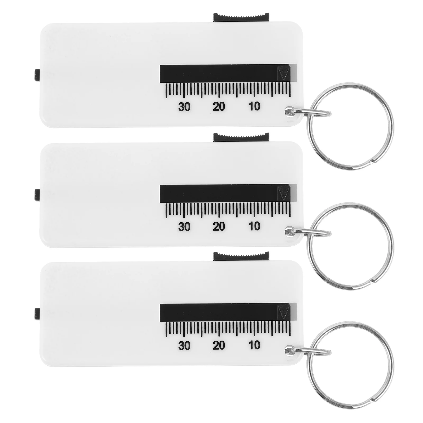 

3Pcs Tire Depth Gauge Durable Car Tire Thread Gauge Accurate Automotive Tread Depth Measuring Portable Tool Measurer Tool