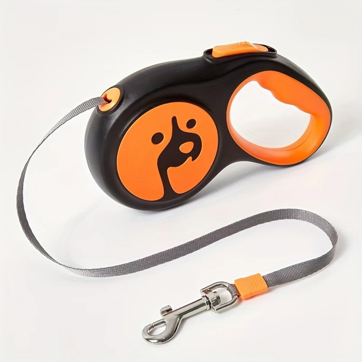 16-Foot Polyester Retractable Automatic Leash - Explosion-Proof, Flush Design for Small and Medium-Sized Dogs - Durable, Easy-to