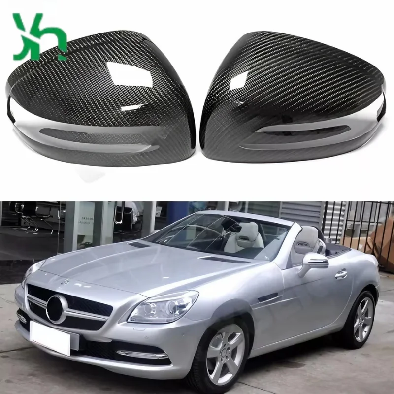 メルセデス・ベンツ SLK R172 SLC R172 SL R231 SLS C197 サイドミラー ドアミラーカバー ドライカーボンファイバー製 ドアミラー