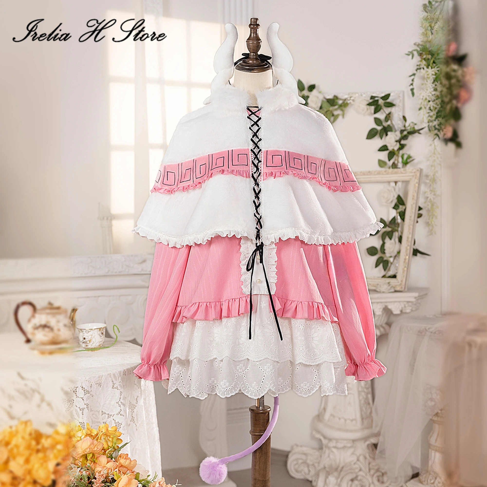 Irelia H أنيمي كنا كاموي ملكة جمال كوباياشي التنين خادمة تأثيري حلي كنا كاموي فستان للنساء أزياء الهالوين