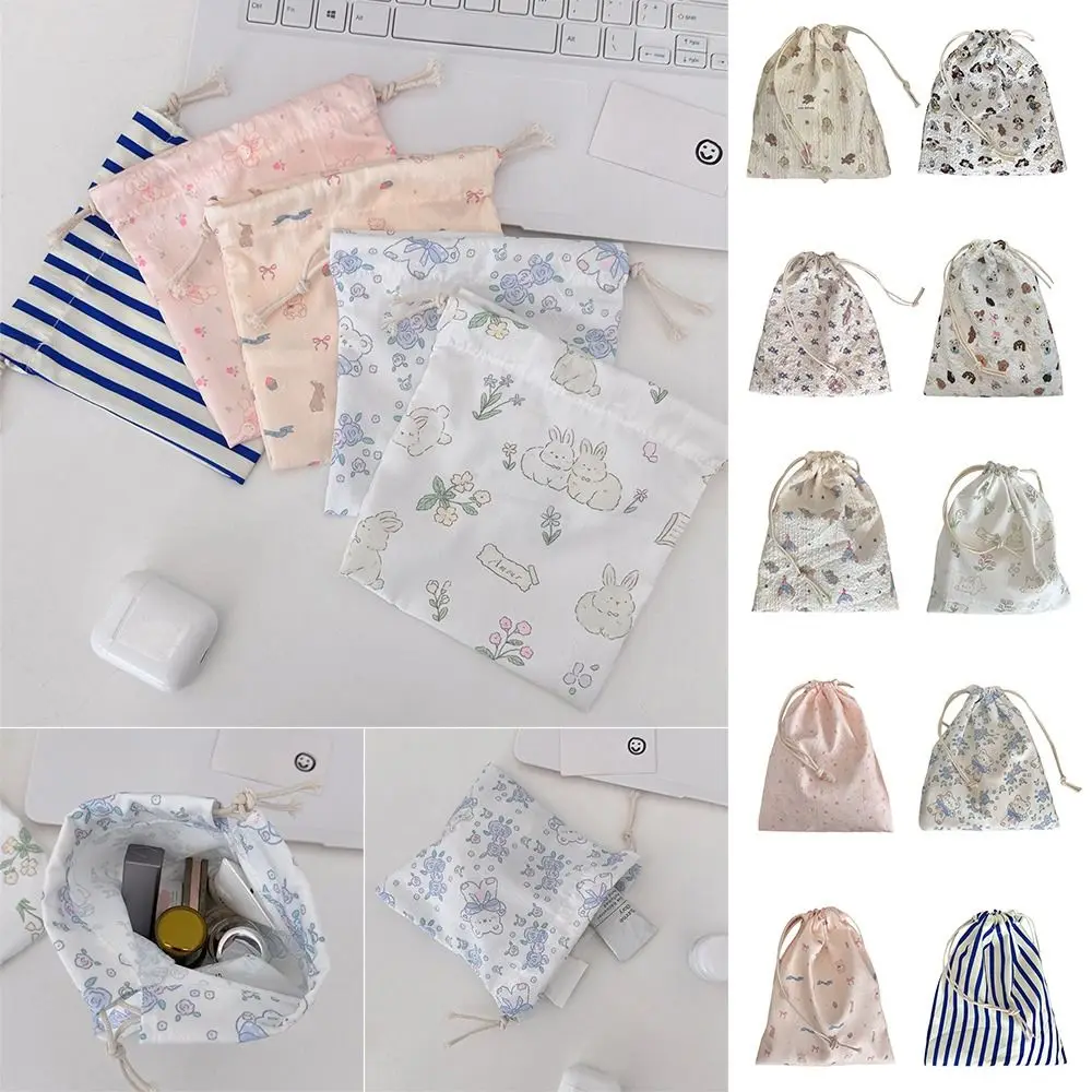 

Cartoon DIY Gift Bag Large Capacity Multifunction Candy Packaging Bag Fabric Anti Dust Storage Bag Candy
