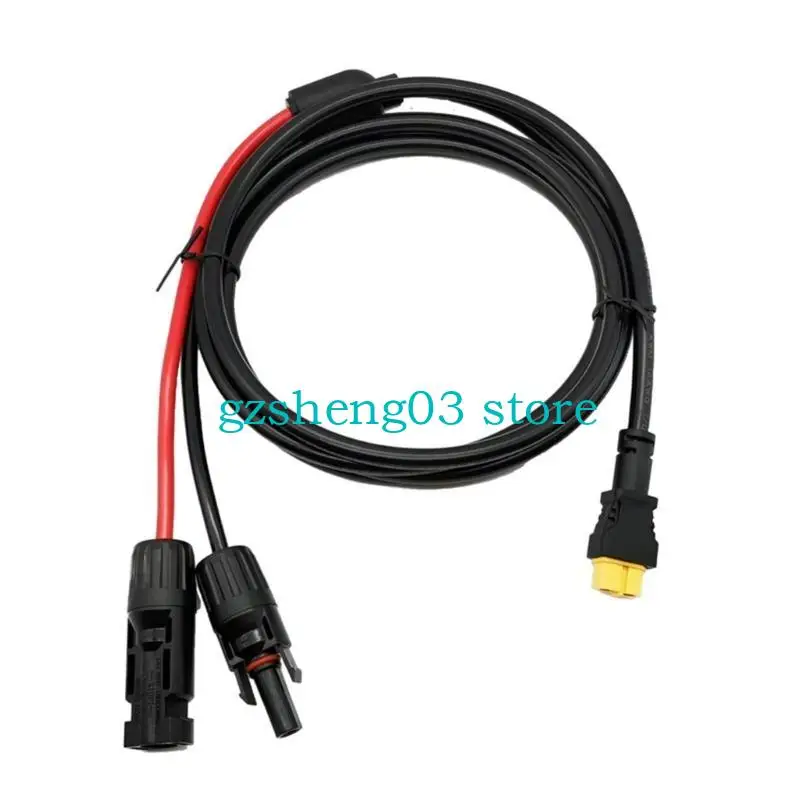 

U75C Solar to XT60 Cable 16AWG 5FT Solar Connector to XT60 Adapter Cable for Solar Panel to Battery Easy to Install