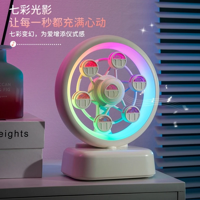 Desktop bluetooth music box audio speaker night light