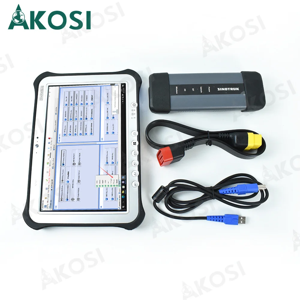 

For Sinotruk EOL OBD Diesel Truck Scanner Diagnostic Tool For HOWO A7/T7H/Sitrak/Hohan Diagnostic Tool and FZ G1 tablet