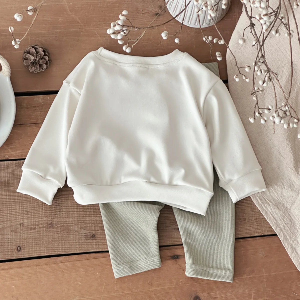 2Pcs/Sets Baby Clothes Ensembles Newborn Boy Infant Clothing Letter Crewneck Tops+Pants Knitted Sweater Spring Autum Baby Items