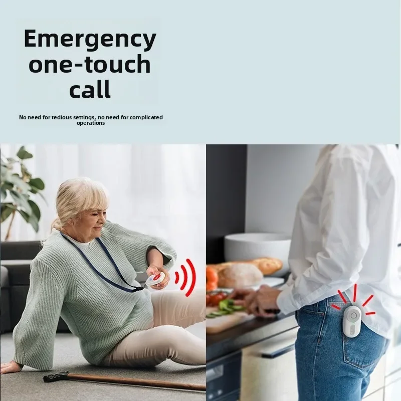 Wireless Home One-button Emergency Call Service Intelligent Apartment Elderly SOS Call Device Safety Alarm Elderly Elder Alarm