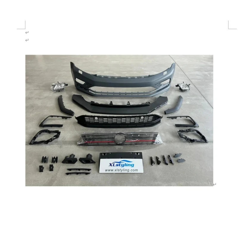 Car  Body Kit Conversion Facelift Front Bumper with Grille for VW Jetta 2015 MK6.5 GLI Kits