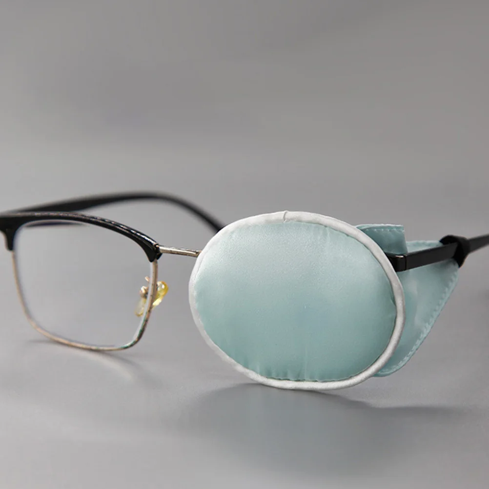 

2pcs Silk Patches For Amblyopia Correction Lightweight Single Covers Elastic Strap Kids Patch Daily Use Strabismus Eye Cover Eye