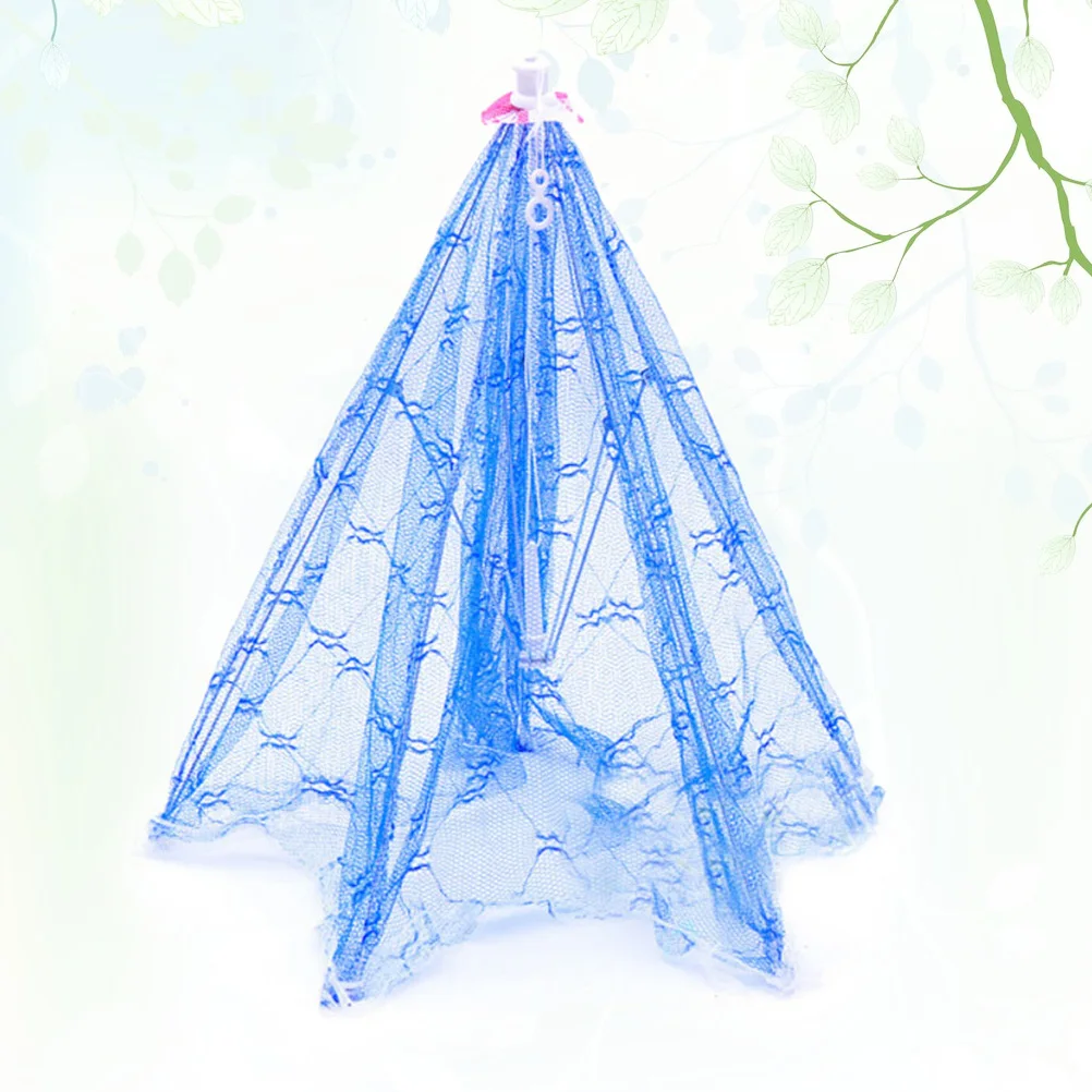 

4pcs Lace Food Cover Foldable Mesh Tent For Outdoor Dining Bbq Picnic Camping Portable Protector Kitchen Barware Tool