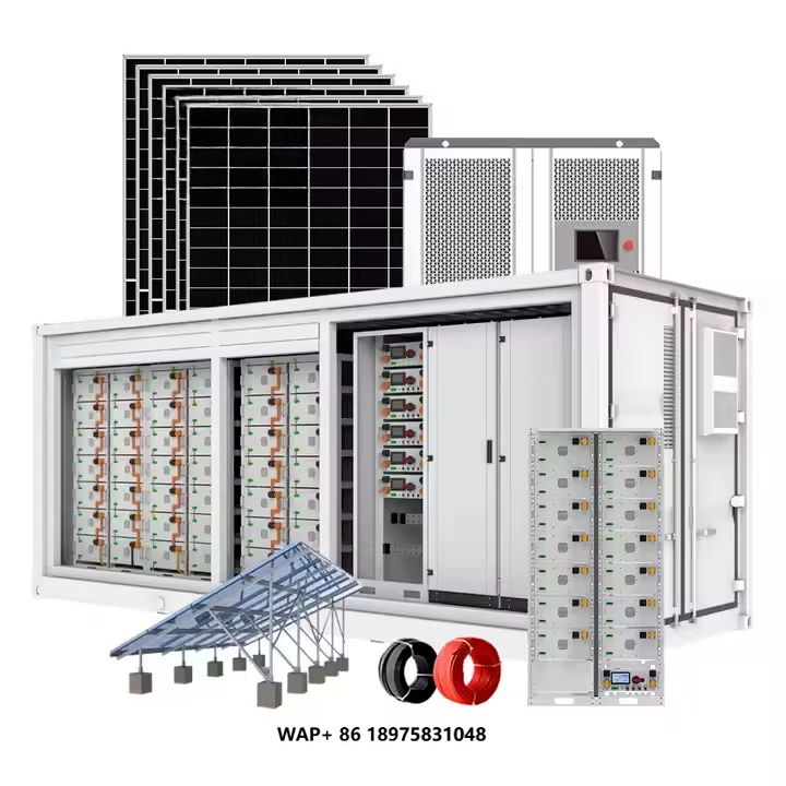Island Farm Solar Power Station 500KW 800KW 1000KW 1MW 2MW Container Lagerung Solar Power System Lithium Batterie