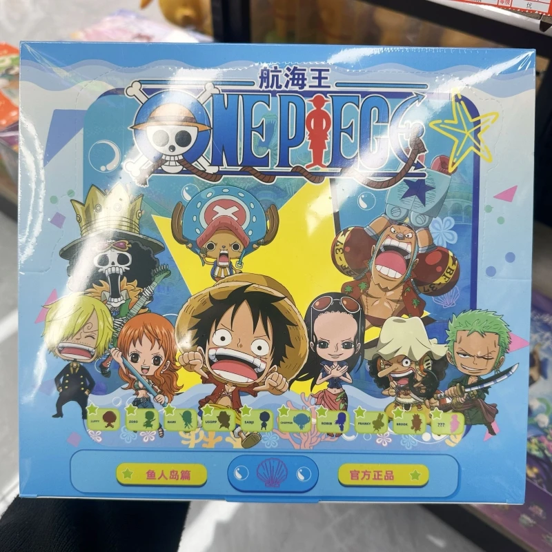 

One Piece Blind Box Action Figures Luffy Zoro Anime Model Fish Island Aromatherapy Series Mystery Box Q Version Ornaments Toys