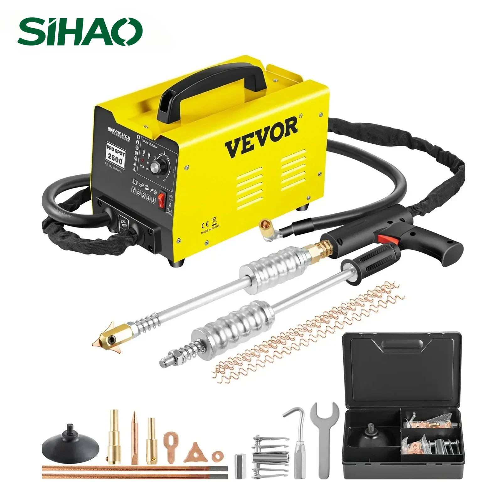 

SIHAO Car Dent Repair Machine Vehicle Panel Spot Puller Dent Spotter GYSpot 2700 3500A Welding Machine Dent Repair