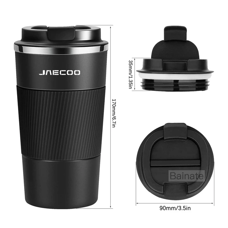 510ml Edelstahl-Kaffeebecher Thermotasse, für JAECOO J7 J7SHS J8 JAECOO J5 J9 2025, Reise-Auto-Isolierflasche Zubehör – Detail 5
