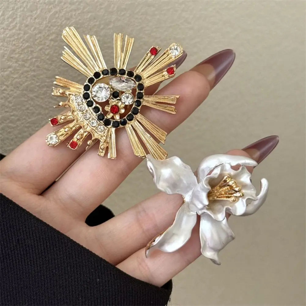 الحلو بالتنقيط النفط زهرة خاتم الأبيض زهرة القزحية Ins نمط المينا البنصر فراشة السحلية العصرية الفرنسية غير النظامية حلقة النساء