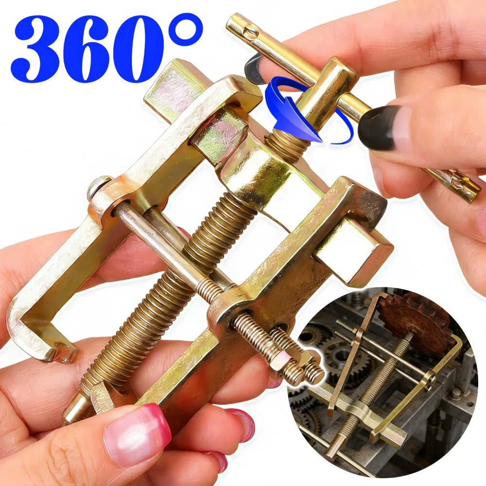 

3-дюймовый 2-кулачковый съемник шестерен, набор инструментов для снятия подшипников, механический шкив, экстрактор маховика, реверсивный инструмент из кованой стали для авторемонта