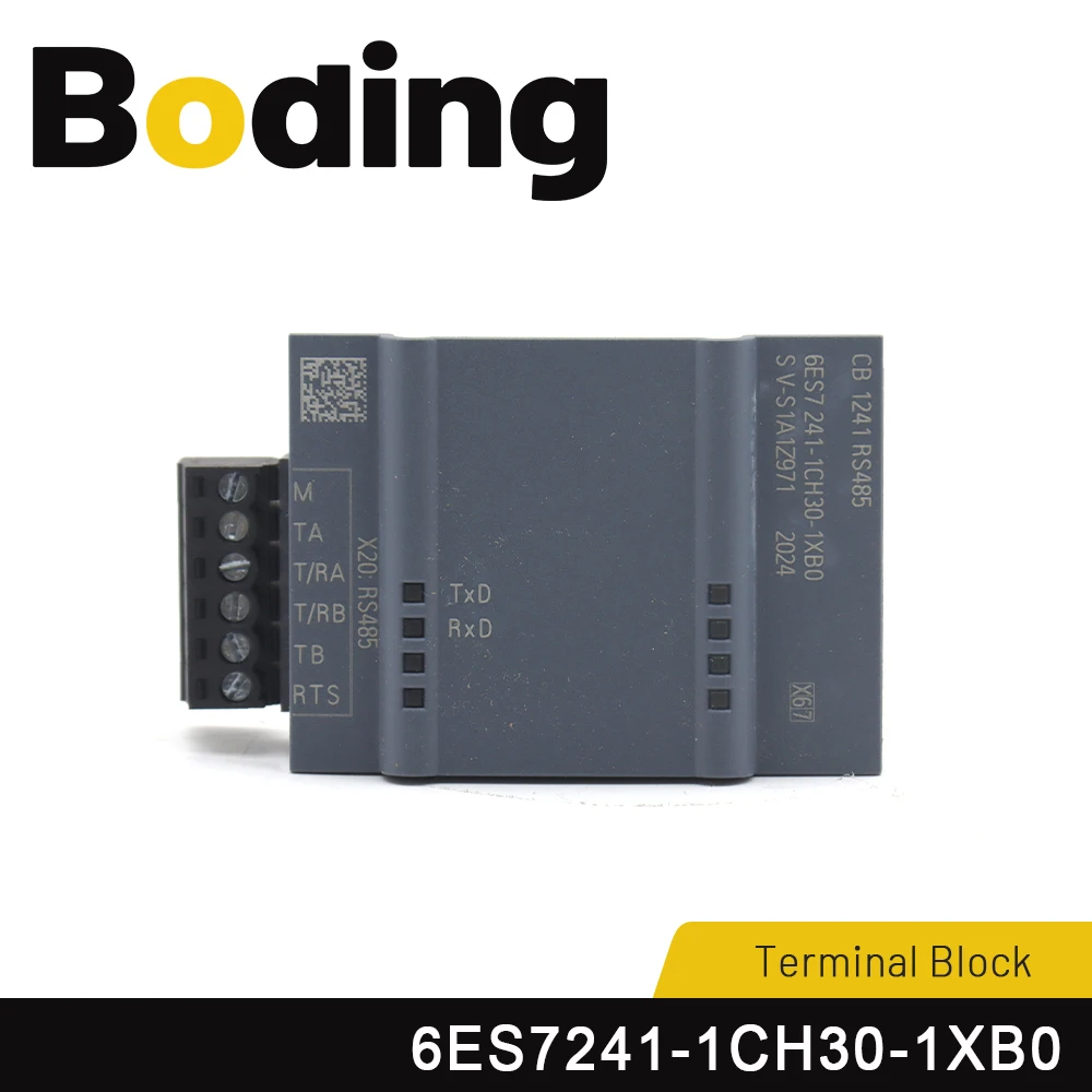 Boding Original SIMATIC S7-1200 6ES7241-1CH30-1XB0 Communication Board CB 1241 RS485 Terminal Block Supports Freeport