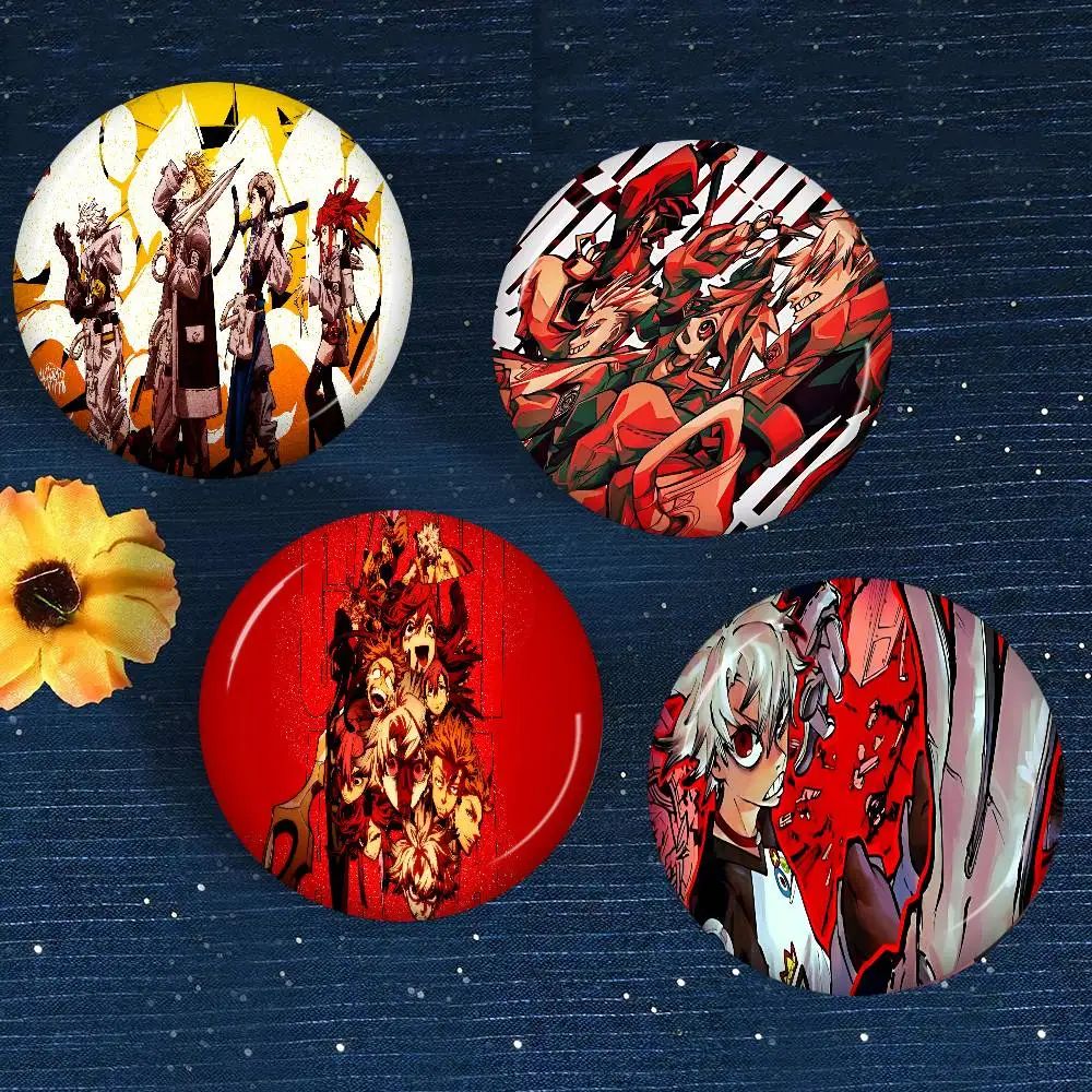 Anime G-Gachiakuta Creative Tinplate Soft Button Pins Animal Icon Brooch Lapel Backpack Badge Accessories Pin