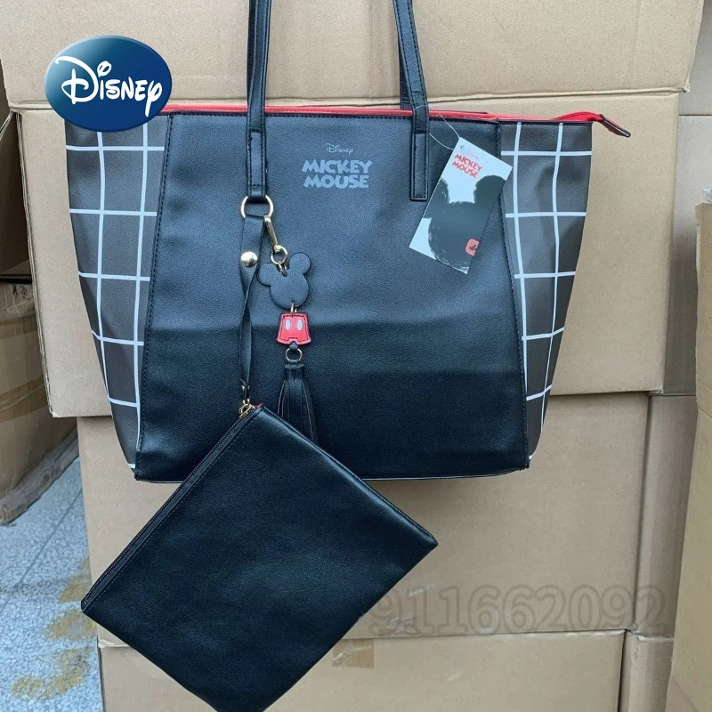 Disney Mickey New Women\'s Shoulder Bag Luxury Brand Original Women\'s Bag Fashion Women\'s Handbag Large Capacity High Quality