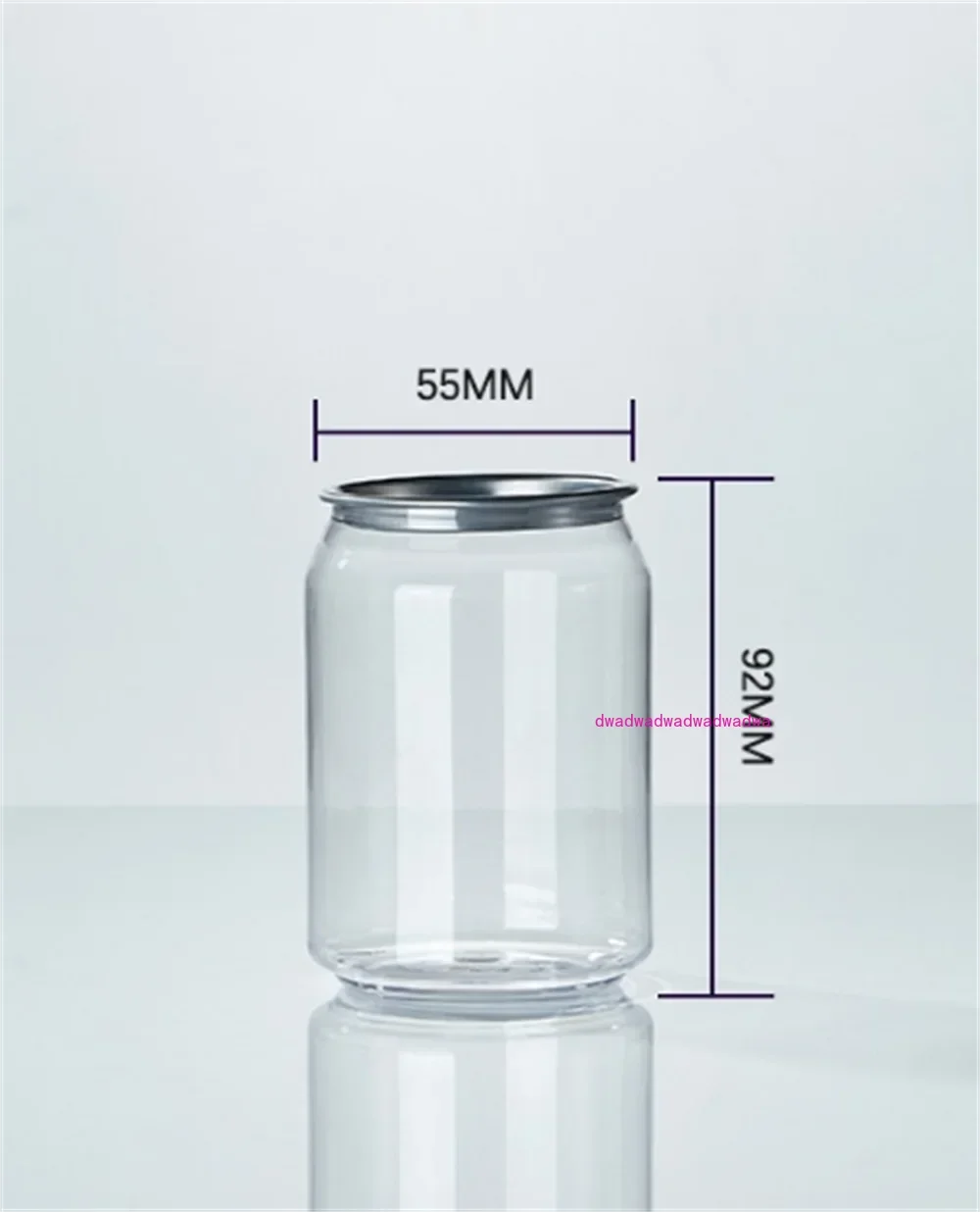 

PET Plastic Can with Lid Sealed Beverage Bottle Milk Tea Coffee Bubble Water Beverage Cans