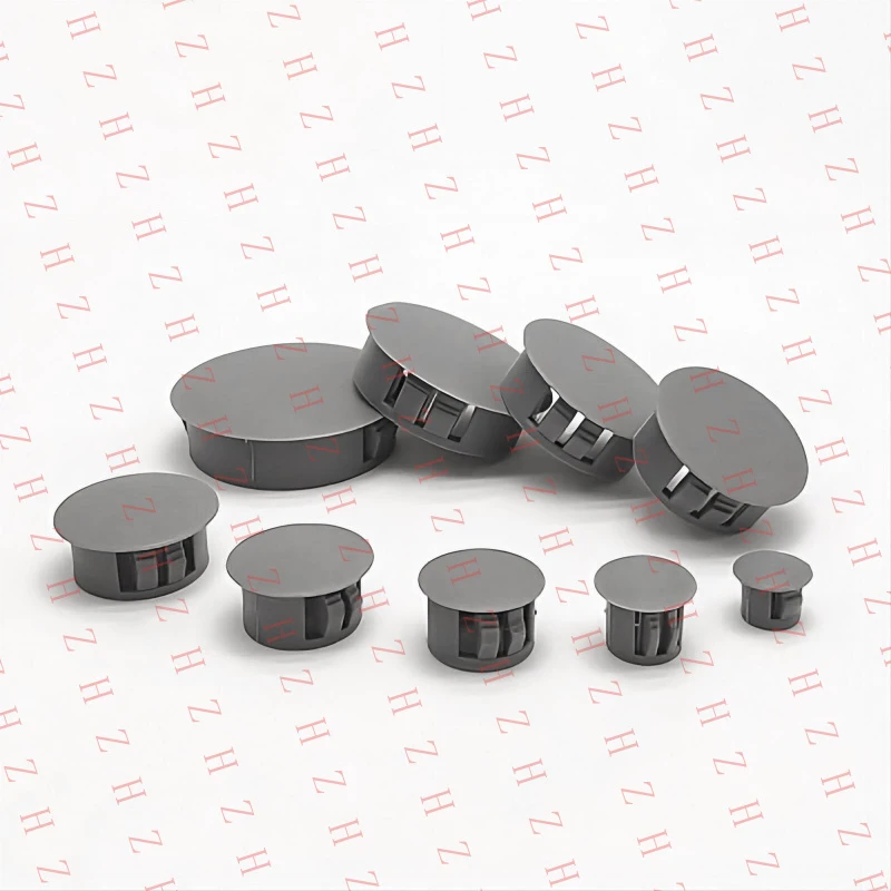 U+ Round Plastic Grey Blanking End Caps Tube Pipe Inserts Plugs Bungs 5mm - 60mm（Minimum order 10 pieces）