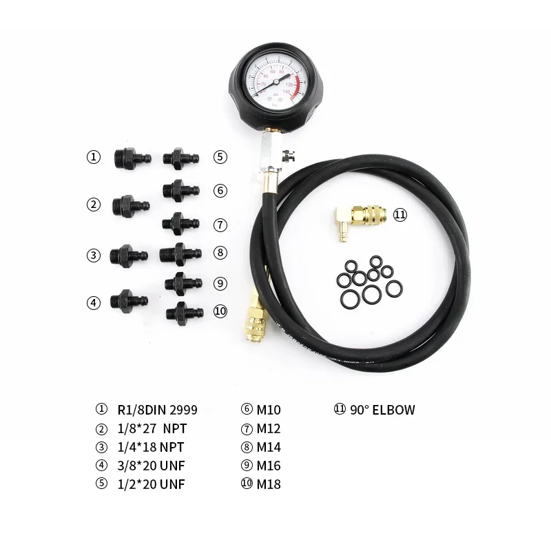 Oil Pressure Gauge Set Tractor Auto Repair Oil Pressure Gauge Auto Repair Cylinder Pressure Gauge Oil Detection