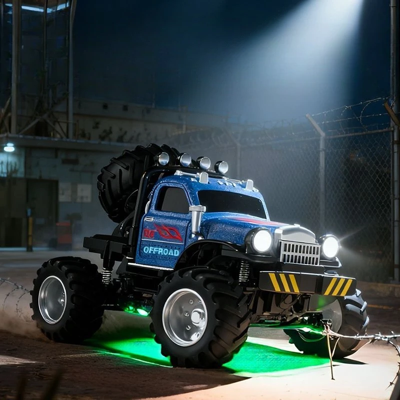 New 1:64 Rc Car Mini 2.4Ghz City Road Handle High Speed Alloy All Terrain Remote Control Car Dual Control Children's Toys Gifts