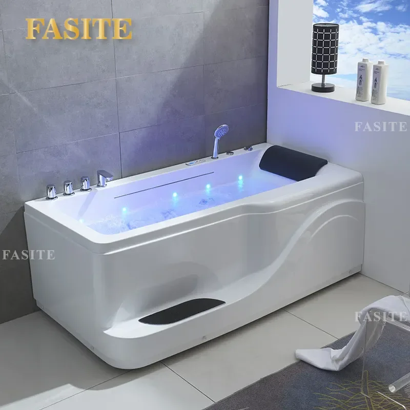 For Acrylic Bathtub Thermal Insulation Fixed Function Colorful Constant Temperature Waterfall Outlet