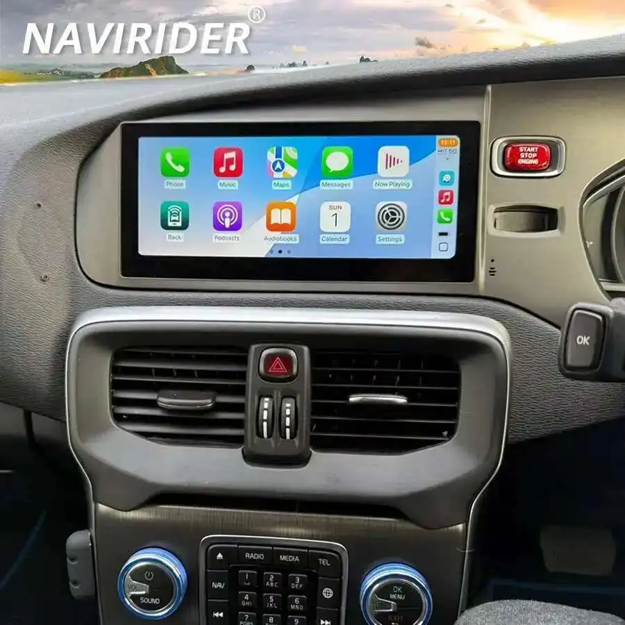

8.8" For VOLVO V40 2011 2018 Qled Screen 256GB Android Car Radio Multimedia Video Player Navigation GPS Carplay 2din Head Unit