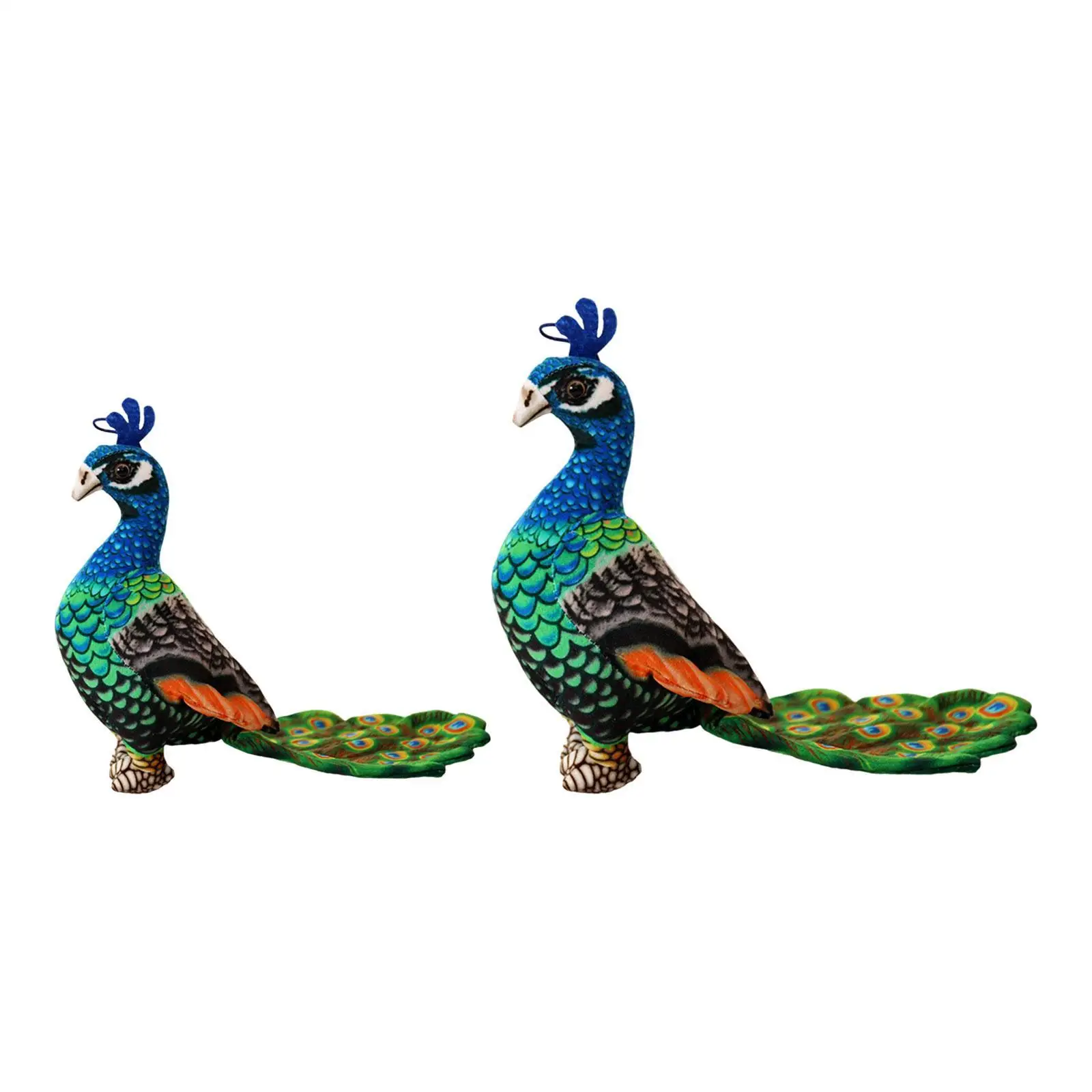 ตุ๊กตาขนนกยูงเหมือนจริง ของตกแต่งบ้าน ของเล่นตุ๊กตาการ์ตูนน่ารัก สำหรับโซฟา ห้องนั่งเล่น สำนักงาน รถยนต์ ของขวัญวันเกิด