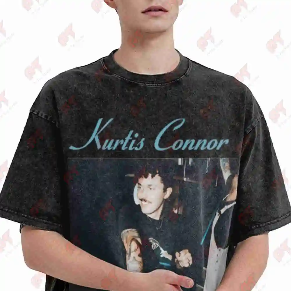Kurtis Connor Vintage Washed Tee Pure Cotton T-Shirt