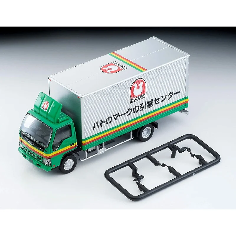 Takara Tomytec 1/64 TLV-N285a กล่องโลโก้รถอิซุเอลฟ์นกพิราบเคลื่อนที่ของเล่นโลหะผสมโมเดลรถเหล็กหล่อของขวัญ