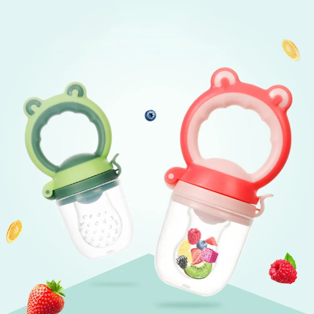 Baby Nipple Fresh Food Fruit Milk Feeding Bottles Nibbler Learn Feeding Drinking Water Teething Pacifier BPA Free Baby Stuff