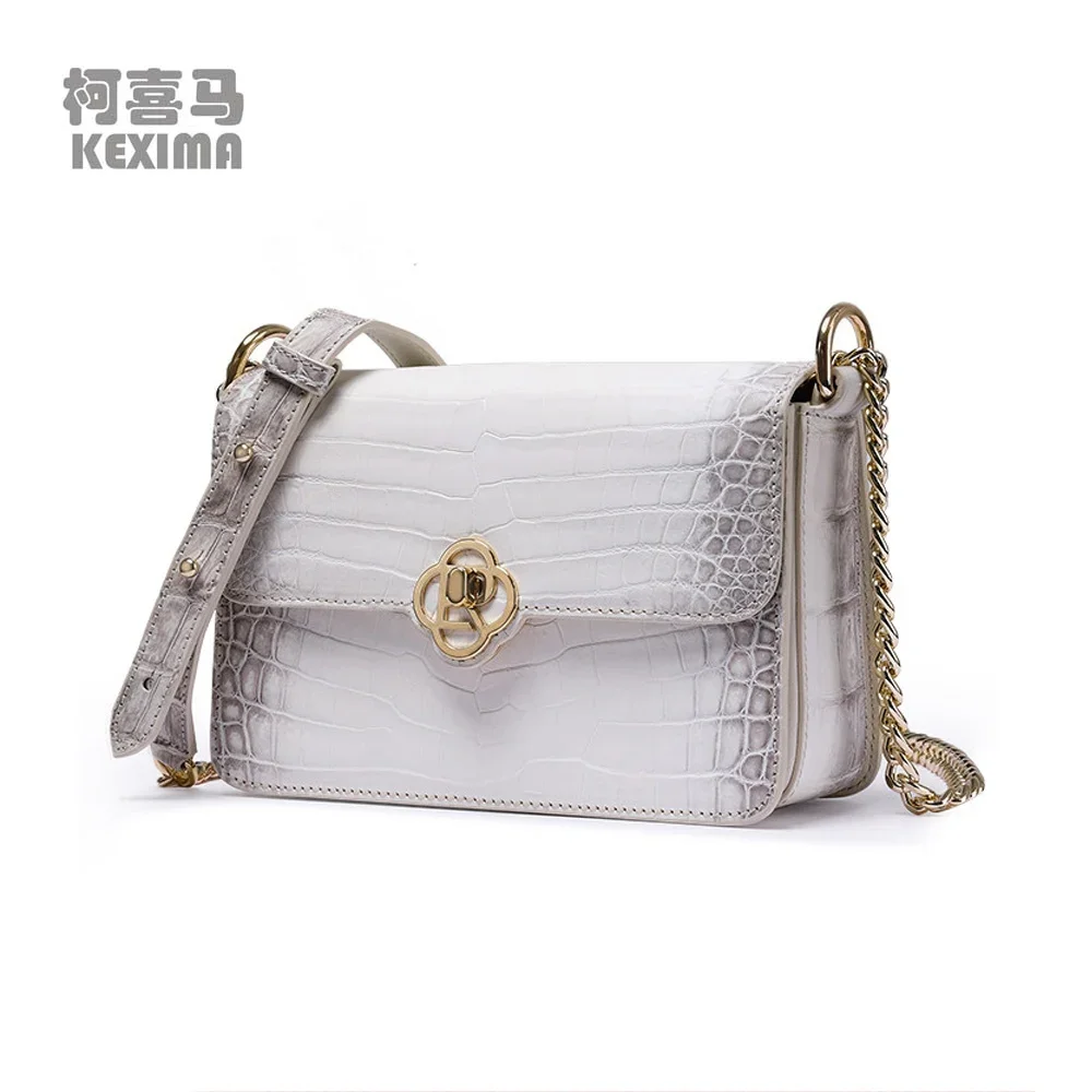 ouluoer new arrival Thailand   Female crocodile bag  fashion  leisure  women flap  crocodile Single shoulder bag