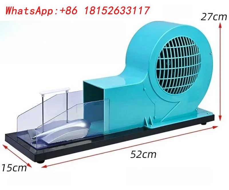 نموذج مظاهرة مبدأ الرفع ميكانيكا سرعة السوائل الهوائية الصغيرة نفق الرياح صندوق الهواء معدات أداة المراهقين B