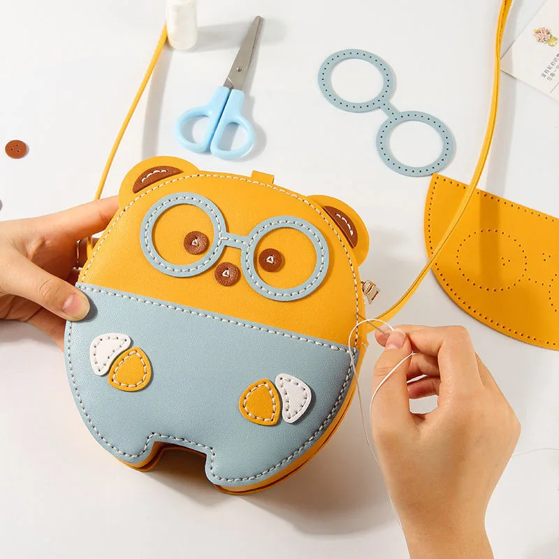 Diy Pocket Leather Bag For Christmas Gift New Year Gift Diy Material Set