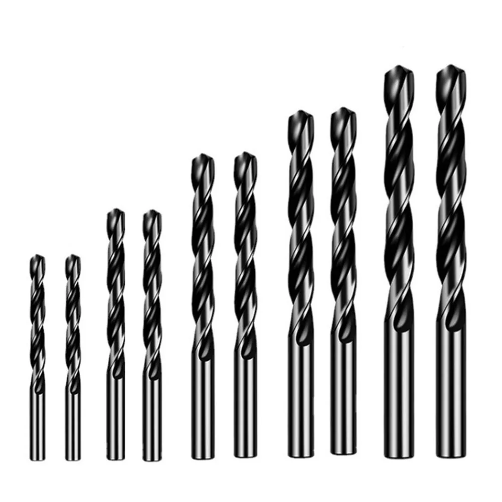 

10pcs Drill Bits Straight Shank Twists Drill Electric Drill Bit HSS Drilling Hole For Aluminum Plate Copper Plate Metal Platics