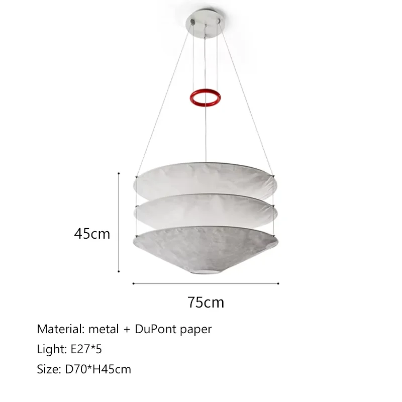 Floatation Hanglamp Nordic papieren lichte schaduw Hanglamp Woonkamer Bar Home Decor Slaapkamer Loft eetkamer hanglampen