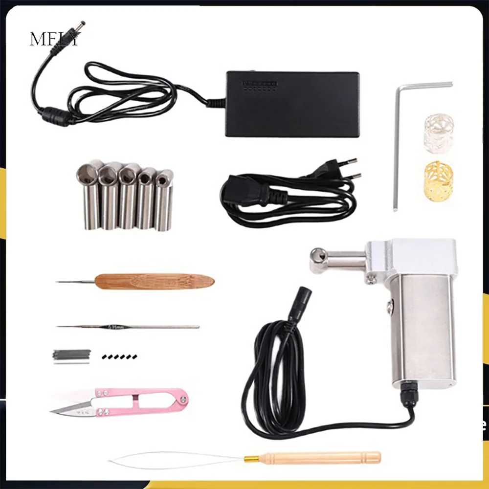 6-16mm Hair Braids Twisting Tool Electric Braid Maker For For DIY Dreadlock Hair Wig Extensi Automatic Crochet Braiding Machine