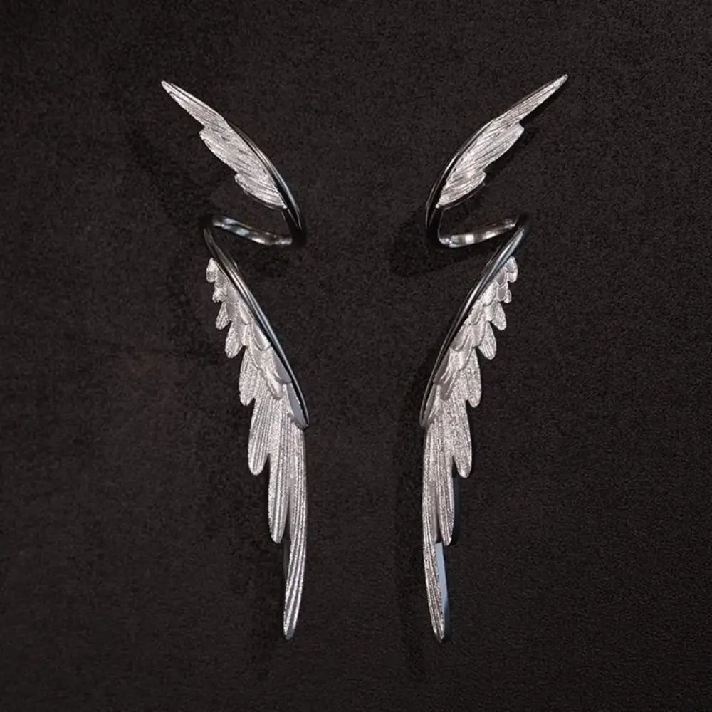 Wings Shape Clip Earrings Female Wedding Party Elf Ear Cuff Earring Jewelry