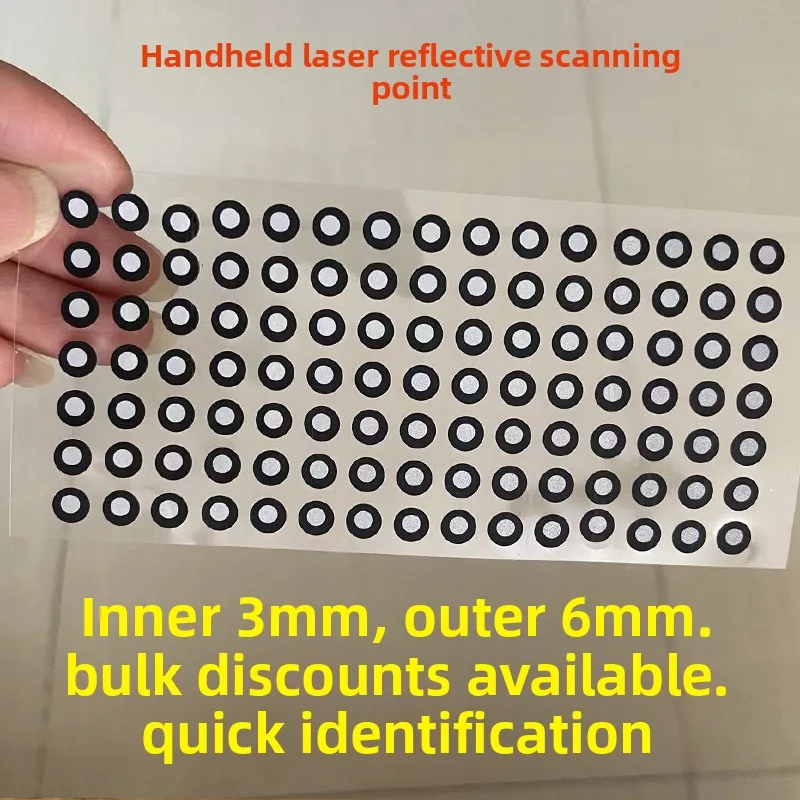 3D Scanning Marking Point Handheld 3D Scanner High Reflective Marking Point Target Point Inside 6 Outside 10