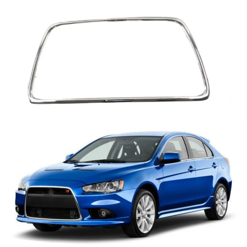 

For Mitsubishi Lancer X 10 2007 2008 2009 2010 2011 2012 2013 2014 ABS Chromed Radiator Molding Front Bumper Trim