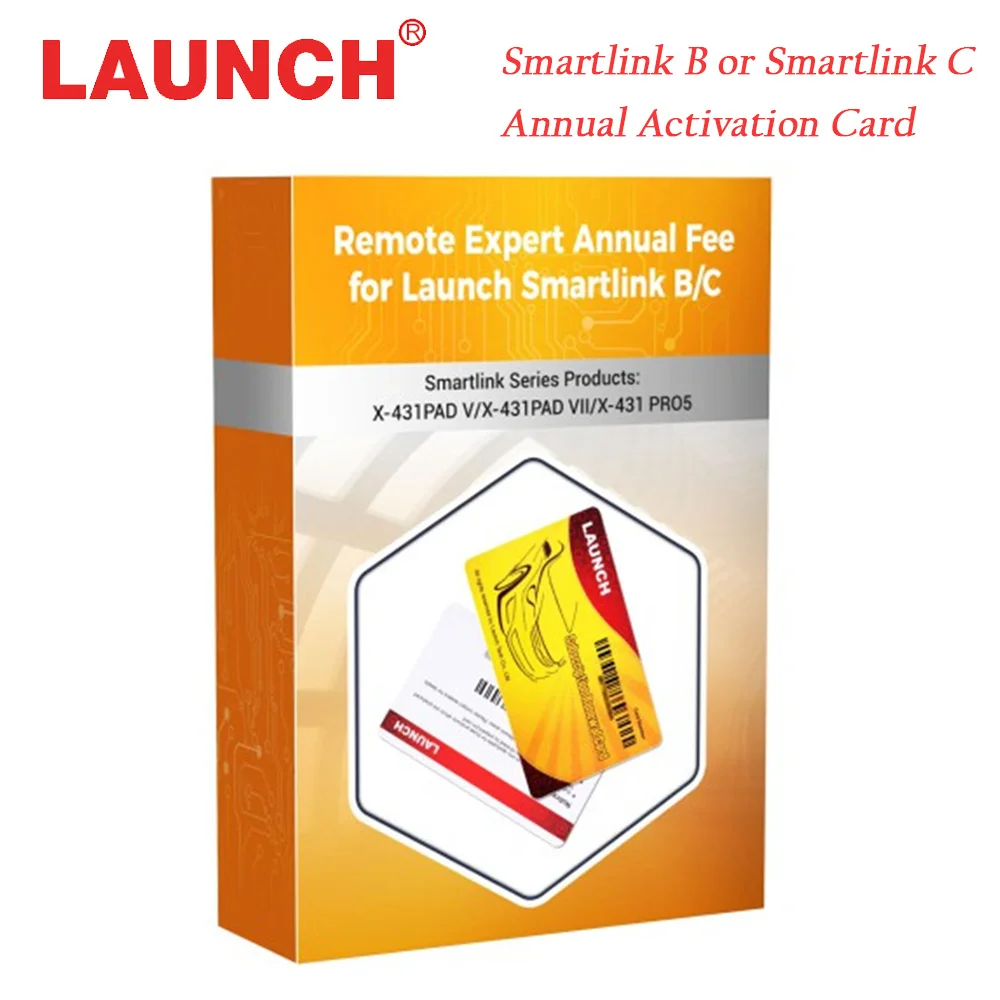 Launch X431 Annual Activation Card for Smartlink B or Smartlink C Three Time Activation Card