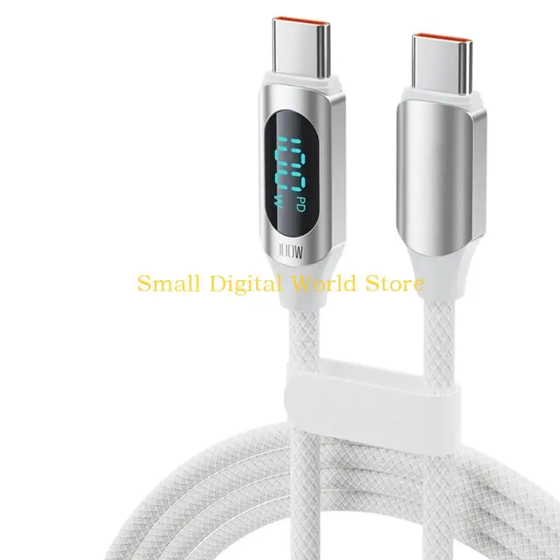 77UB USB C Charging Cord with Inline Display for Daily Phone Tablet Use 100cm /200cm