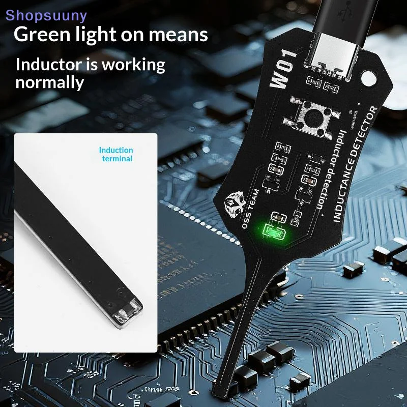 [SU]YCS Tester Inductance Tester Electromagnetic Induction Rapid Fault Motherboard Quick Fault Check PCB Repair Tools[SU]